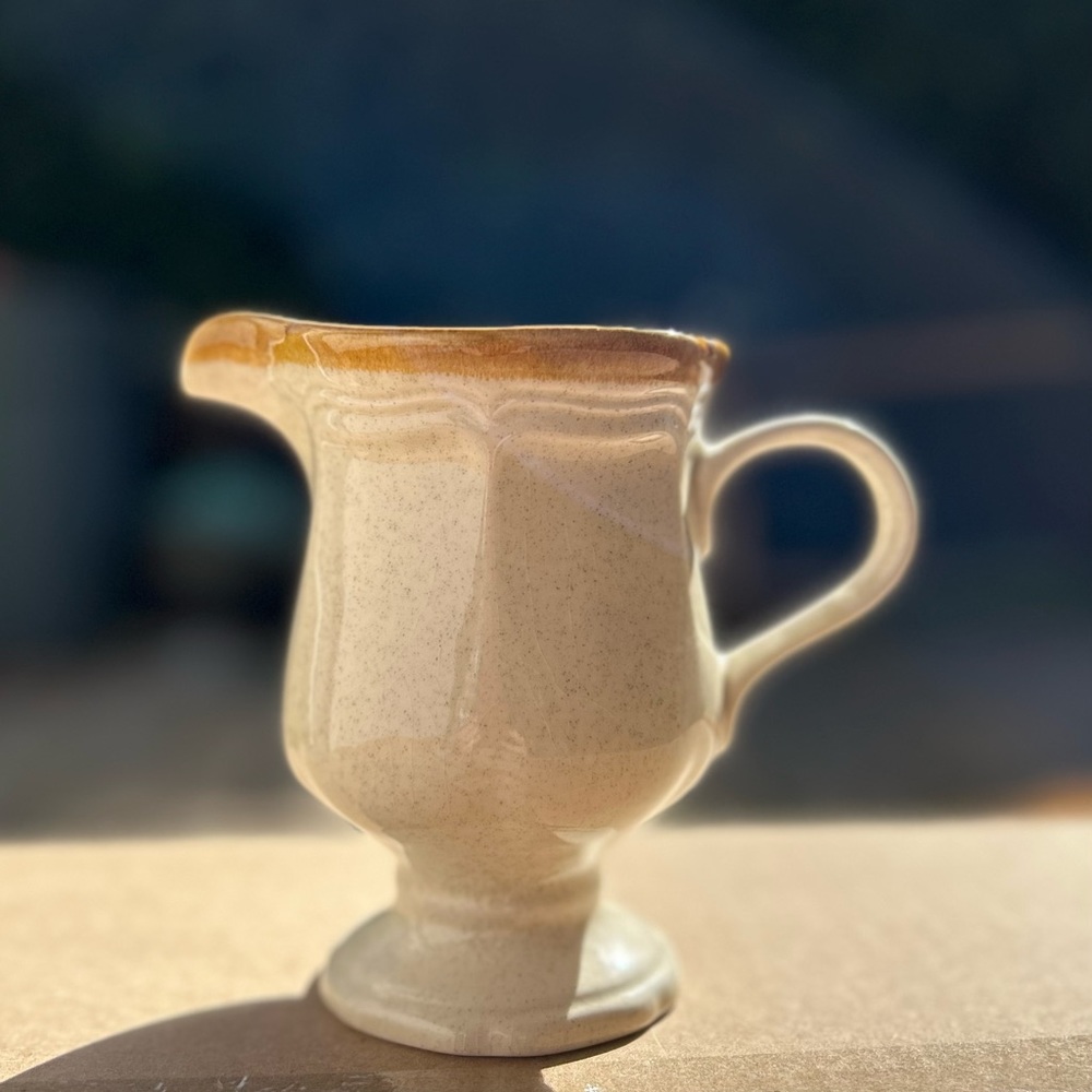 Vintage MIKASA Garden Club coffee creamer